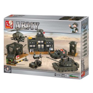 Quartier Général Militaire Sluban (type LEGO)