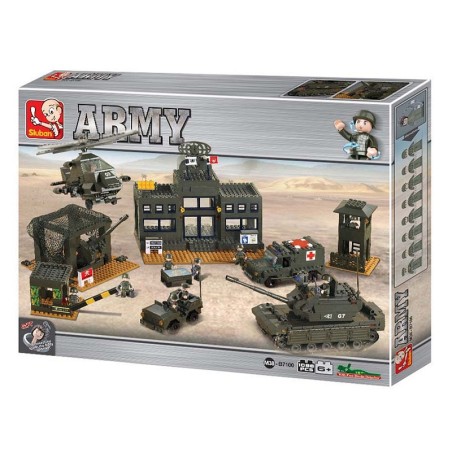 Quartier Général Militaire Sluban (type LEGO)
