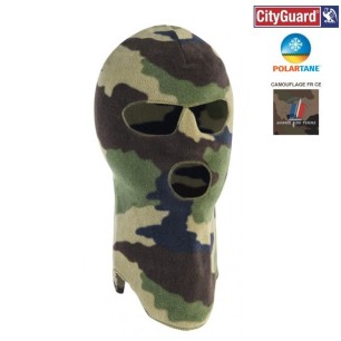 Cagoule Polaire chaude 3 Trous - Camouflage CE armée FR