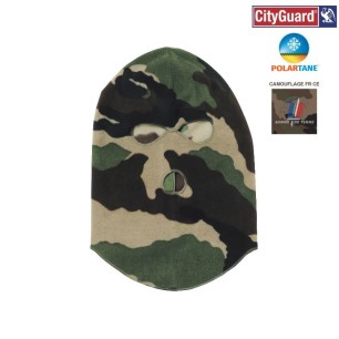 Cagoule Polaire chaude 3 Trous - Camouflage CE armée FR