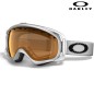Masque de Ski Oakley CROWBAR - Monture Blanche et Écran Persimmon Masque de Ski Oakley CROWBAR - Monture Blanche et Écran Persimmon