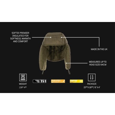 Chapeau Hiver Type Chapka - Vert Armée - Snugpak (T. unique)