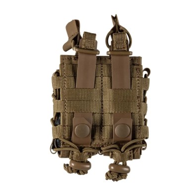 Porte-Chargeurs (à élastique) Double 9mm 5.11, couleur noir ou coyote