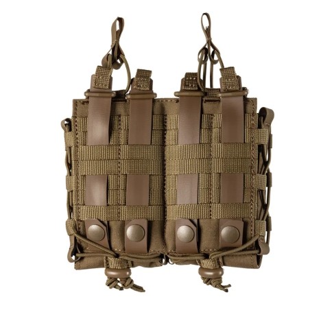 Porte-Chargeurs Double 5.11® Flex Multi-Calibre (Couleurs : Coyote/Noir)