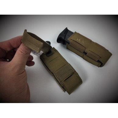 Porte-Chargeur Multi-Calibre (Glock 17, Beretta 92, Sig, etc.) - Tasmanian Tiger - Sable