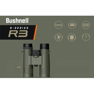 Jumelles Bushnell Banner R3 8x42, couleur vert militaire