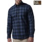 Chemise à carreaux Cobalt Blue Plaid "Igor Plaid" 5.11 Chemise à carreaux Cobalt Blue Plaid "Igor Plaid" 5.11