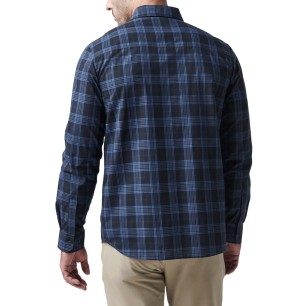 Chemise à carreaux Cobalt Blue Plaid "Igor Plaid" 5.11