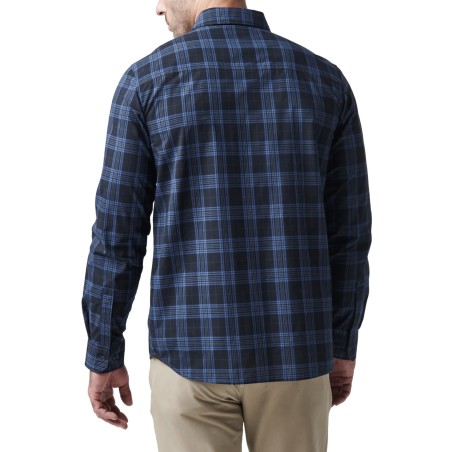 Chemise à carreaux Cobalt Blue Plaid "Igor Plaid" 5.11