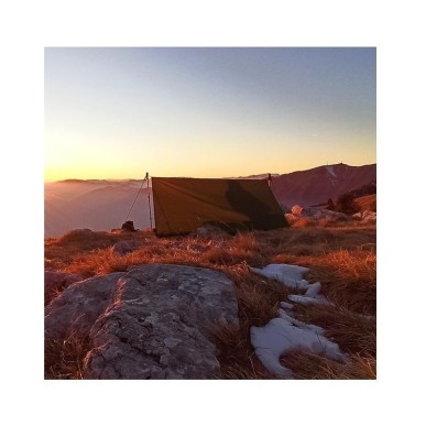 Bâche étanche 3 x 3 m Coyote Snugpak