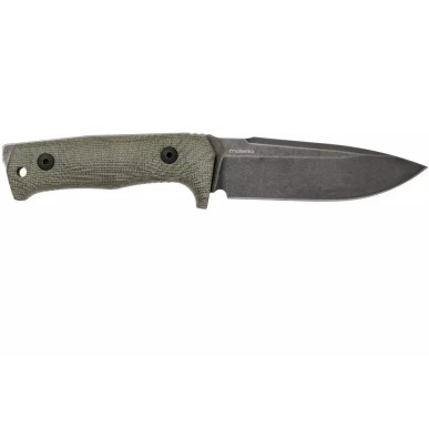 Couteau tactique Lionsteel "T5" Micarta Vert Blackwash