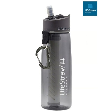Gourde filtre à eau Lifestraw Go 2 Tritan, cl : gris foncé