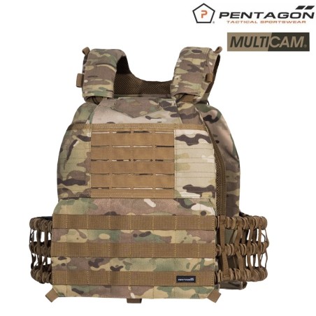 Gilet militaire Porte-Plaque Pentagon® MK2 Multicam