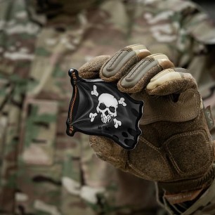 Autocollant 3D drapeau pirate Jolly Roger