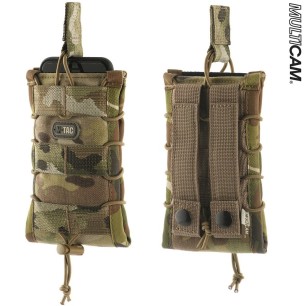 Porte-téléphone tactique (15 x 9 cm) passants MOLLE, camo multicam