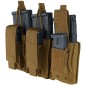 Porte-Chargeurs Triple GEN II Condor – 3x 5.56 + 3x 9mm – Coyote Porte-Chargeurs Triple GEN II Condor – 3x 5.56 + 3x 9mm – Coyote