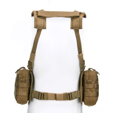 Gilet tactique chest Operator, avec poche, couleur coyote 101 Inc