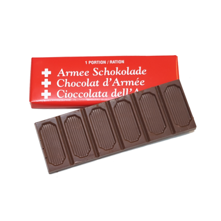 Chocolat de l’Armée Suisse – 1 portion 50g