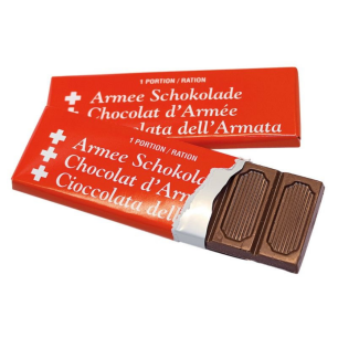 Chocolat de l’Armée Suisse – 1 portion 50g