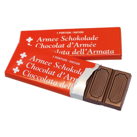 Chocolat de l’Armée Suisse – 1 portion 50g