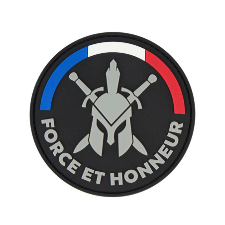Patch velcro "Forces et Honneur" – Casque Spartiate