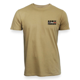 T-Shirt Sable Marquage “ARMÉE FRANÇAISE” recto/verso