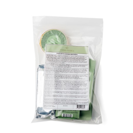 Pack Ration type militaire « Poulet Pasta Énergie » | 1 repas complet | 312g