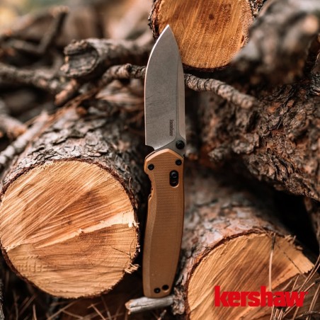 Couteau Pliant Kershaw BROADSIDE – Lame D2 – Manche G10 – 21,2 cm