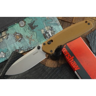 Couteau Pliant Kershaw BROADSIDE – Lame D2 – Manche G10 – 21,2 cm