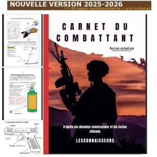 Carnet du Combattant LESCONNAISSEURS®- actualisé 2025/2026