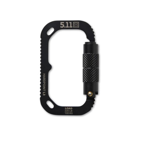 Mousqueton tactique 5.11 Hardpoint L3 Locking - noir ou coyote