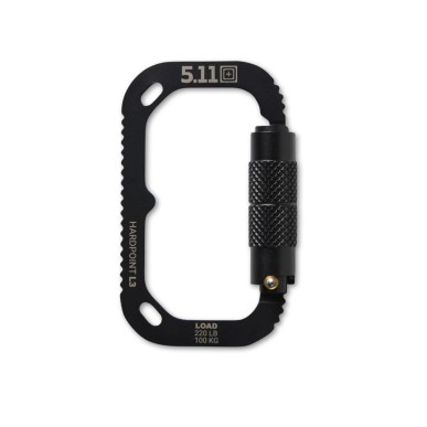 Mousqueton tactique 5.11 Hardpoint L3 Locking - noir ou coyote