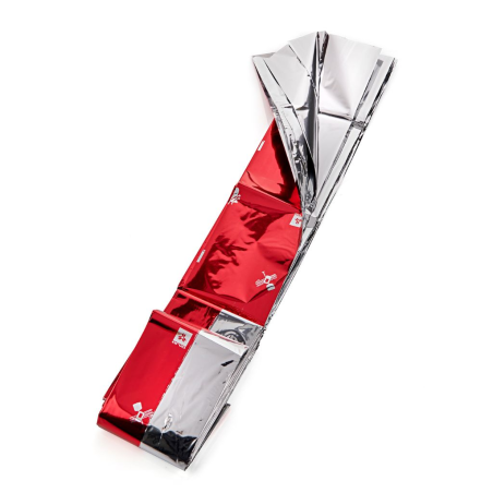 Couverture de survie ARVA 55 g - rouge/argent