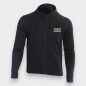 Sweat-shirt zippé noir logo "Armée Française" – Basse visibilité Sweat-shirt zippé noir logo "Armée Française" – Basse visibilité