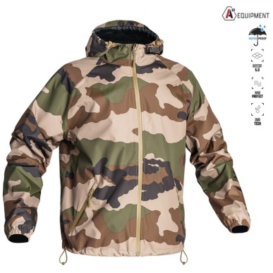 Veste imperméable militaire LIGHTSHELL A10 – Camo FR/CE