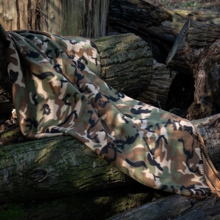 Couverture polaire de bivouac - camouflage militaire foret