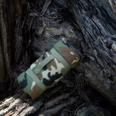 Couverture polaire de bivouac - camouflage militaire foret
