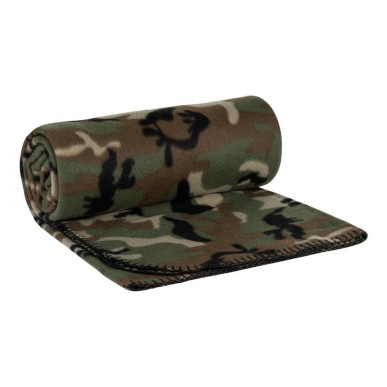 Couverture polaire de bivouac - camouflage militaire foret