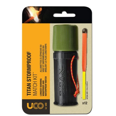 Allumettes de survie UCO Stormproof– "Titan Match Kit"
