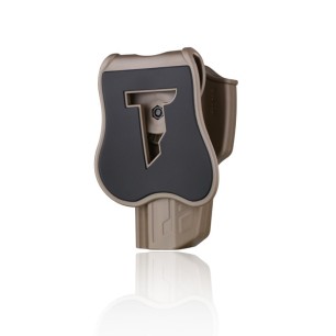 Holster rigide pour Beretta 92 / PAMAS, cl : coyote, droitier