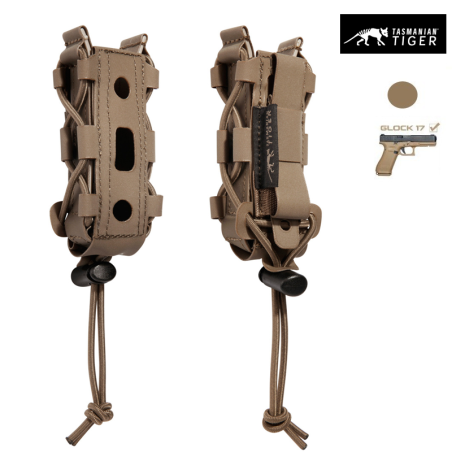 Porte-chargeur simple 9 mm CORDURA® Tasmanian Tiger, cl : coyote