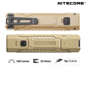 Lampe torche Nitecore EDC07 couleur : sable/désert – 1500 lumens