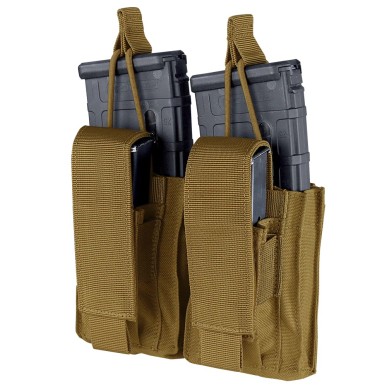 Porte-Chargeurs Double pour 5.56et 9mm (compatible : HK416 et Glock17)