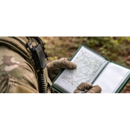 Carnet reliure transparent militaire, lutin a5 30 feuillets
