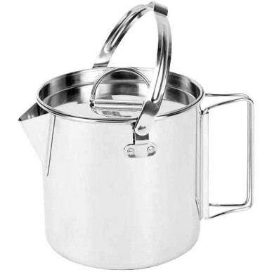 Bouilloire / Popote camping 2-en-1 Mil-Tec® INOX – 700 ml
