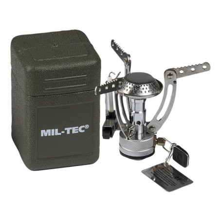Réchaud à gaz pour bivouac - Mil-Tec® – 3000 W (pour cartouche à visser)