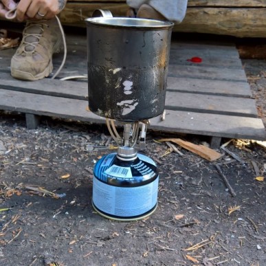 Réchaud à gaz pour bivouac - Mil-Tec® – 3000 W (pour cartouche à visser)
