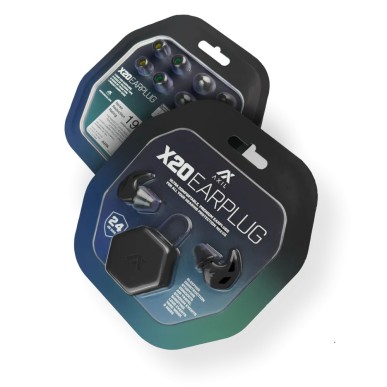 Bouchons d'oreilles militaires (BAB) Sable – AXIL X20 (s'adaptent à différentes tailles)