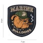 Patch 3D velcro militaire « Marine Bulldogs »