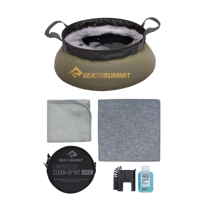 Kit nettoyage vaisselle pour cuisine camping - Sea to Summit Kit nettoyage vaisselle pour cuisine camping - Sea to Summit